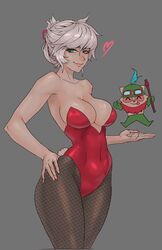 breasts female female_focus fishnets girl league_of_legends riven samiri simple_background teemo rating:Explicit score:17 user:mydickhurtaf