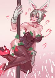 battle_bunny_riven battle_bunny_series breasts cum cumshot female female_focus female_only girl league_of_legends riot_games riven samiri simple_background solo solo_female solo_focus rating:Explicit score:4 user:mydickhurtaf