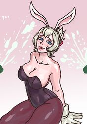 battle_bunny_riven battle_bunny_series breasts cumshot female female_focus female_only girl league_of_legends riot_games riven samiri simple_background solo solo_female solo_focus rating:Explicit score:2 user:mydickhurtaf