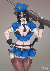 breasts caitlyn_kiramman cops_and_robbers_series female female_focus female_only girl league_of_legends officer_caitlyn riot_games samiri simple_background solo solo_female solo_focus sunglasses the_grind_series tinted_eyewear rating:Explicit score:3 user:mydickhurtaf