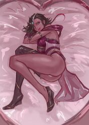 breasts female female_focus female_only girl karma_(league_of_legends) league_of_legends riot_games samiri simple_background solo solo_female solo_focus rating:Explicit score:14 user:mydickhurtaf