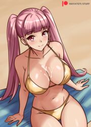 alternate_costume bikini breasts cum cum_on_breasts female female_only fire_emblem fire_emblem:_three_houses gold_bikini gold_swimsuit hayato_stuff hilda_valentine_goneril nintendo solo swimsuit yellow_bikini yellow_swimsuit rating:Explicit score:11 user:RecDaggles