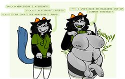 chubby futanari happy_trail homestuck meulin_leijon sharp_teeth shirt tagme text xenopavilia rating:Explicit score:67 user:6shitstaken