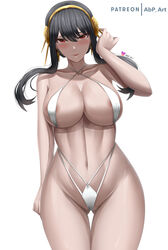 1girls 2022 abp_art bikini black_hair breasts female female_only hips huge_breasts long_hair red_eyes slim_waist sling_bikini spy_x_family thick_thighs thigh_gap thighs white_bikini wide_hips yor_briar rating:Questionable score:197 user:ZetaReborn