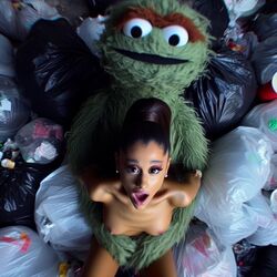 1girls ai_generated ariana_grande breasts brown_hair celebrity collarbone cowgirl_position dall-e3 earrings eyeliner garbage garbage_bags implied_sex legs lips looking_up makeup muppets naked naked_female nipples nude nude_female open_mouth oscar_the_grouch pink_lips ponytail puppet real_person reverse_cowgirl_position riding sesame_street small_breasts stable_diffusion tagme tan tan-skinned_female tan_skin the_muppet_show thighs trash trash_bag woman_on_top rating:Explicit score:104 user:Carl_Wheezer