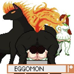  animated big_breasts big_butt blue_eyes equine fire game gif horse horsecock impregnation invader_incubus monster pixel_art zoophilia  rating:explicit score: user:invinc