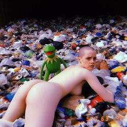 1girls ai_generated bald bald_female celebrity dall-e3 dump dumpster emma_watson garbage garbage_bags kermit_the_frog muppets naked naked_female nude nude_female real_person sesame_street shaved_head spanking tagme the_muppet_show trash trash_bag rating:Explicit score:27 user:Carl_Wheezer