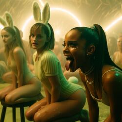 ahegao ai_generated ariana_grande bunny_ears celebrity dall-e3 emma_watson harem keira_knightley multiple_girls real_person wet rating:Explicit score:270 user:Carl_Wheezer