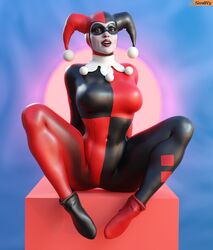 3d 3d_(artwork) ass batman_(series) big_ass blender_(software) bubble_ass bubble_butt dc dc_comics harley_quinn harley_quinn_(classic) huge_ass image large_ass large_breasts makeup pale-skinned_female pale_skin smitty34 superheroine tagme thick_thighs tight_clothing voluptuous voluptuous_female wide_hips rating:Explicit score:158 user:Crcole331