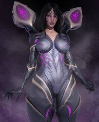 1girls 2020s 2023 big_breasts black_hair female kai'sa league_of_legends league_of_legends:_wild_rift legends_of_runeterra looking_at_viewer pale-skinned_female pale_skin popogori purple_eyes riot_games tagme thick_thighs rating:Explicit score:133 user:Adoptivecandy