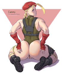 1girls ass ass_focus ass_grab big_ass blonde_hair cammy_white capcom dat_ass dim_lighting eyes eyes_open female female_only hat kasai_x3 lejeanx3 leotard looking_at_viewer looking_back open_mouth pawg presenting_ass pussy sleeveless_shirt solo street_fighter thick_thighs thighs thong thong_leotard rating:Explicit score:77 user:Crcole331