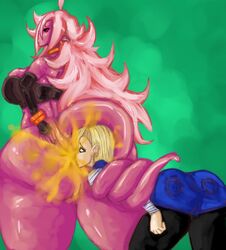 2girls android_18 android_21 ass big_ass dragon_ball dragon_ball_z face_in_ass fart fart_cloud fart_fetish farting farting_on_face female femdom femsub pink_skin sweatybuttcave rating:Questionable score:40 user:busterancher