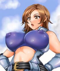 10s 1girls 2010s 2d_animation 60fps 60fps_upscale animated bandai bandai_namco bangs bare_shoulders big_breasts blue_crop_top blue_jumpsuit blue_sky breast_bulge breast_expansion breast_press breasts brown_eyes brown_eyes_female brown_hair brown_hair_female bursting bursting_breasts bursting_out_of_clothing cloud clouds cloudy_sky crop_top day daytime edited female female_focus female_only female_solo gigantic_breasts hands_on_hips high_collar huge_breasts human human_only idle-animal interpolated jumpsuit kazama_asuka large_breasts light-skinned_female light_skin matching_hair/eyes matching_hair_and_eye_color matching_hair_and_eyes mp4 namco no_sound open_mouth outdoors resized see-through see-through_clothing see-through_top short_hair shorter_than_10_seconds shorter_than_30_seconds side_panel sky sleeveless solo solo_female standing surprised surprised_expression tekken tekken_5 tekken_5_dark_resurrection tight_clothing top_heavy top_heavy_breasts under_boob unzipped upscaled video wide_eyed rating:Questionable score:125 user:Aman2k16