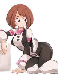 1girls big_breasts breasts hero_outfit_(mha) my_hero_academia ochako_uraraka rakeemspoon short_hair thick thick_thighs thighs rating:Explicit score:63 user:TwistyTurnip