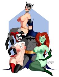 1boy 2023 3girls 3girls1boy batman batman:_the_animated_series batman_(series) big_breasts blue_eyes blush breasts bunbunmuffinart catwoman catwoman_(dcau) clothed_male clothed_male_nude_female dc_comics dcau facing_viewer female female_focus full_body gotham_city_sirens green_body green_eyes green_lipstick green_skin harley_quinn harley_quinn_(dcau) jester_hat kneeling legs_together lipstick long_gloves long_hair looking_at_viewer male muscular muscular_female muscular_male nipples orange_hair poison_ivy poison_ivy_(dcau) red_hair red_lipstick the_new_batman_adventures thick_thighs thighhighs thighs uncensored white_eyes wide_hips yokozuwari rating:Explicit score:111 user:GMD8693