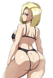 1girls android_18 big_breasts bubble_ass bubble_butt darwaarts dat_ass dragon_ball dragon_ball_super dragon_ball_z looking_at_viewer thick_ass rating:Explicit score:141 user:MaskedBug