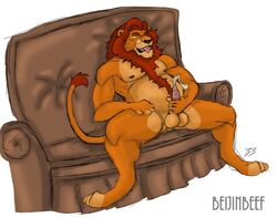  beijinbeef disney male_only mufasa penis tagme testicles the_lion_king  rating:explicit score: user:bot