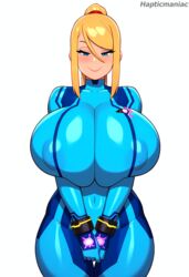 1girls ai_generated big_breasts big_thighs blonde_hair blue_eyes breasts busty curvy female gigantic_breasts hapticmaniac huge_breasts huge_thighs large_breasts large_thighs massive_breasts metroid samus_aran smile thick_thighs thighs voluptuous zero_suit zero_suit_samus rating:Explicit score:165 user:FaintDemon