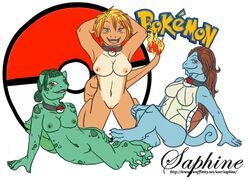 2011 bulbasaur charmander female female_only fire nintendo pokémon_(species) pokemon pokemon_rgby saphine squirtle tagme tail tail_fire rating:Explicit score:0 user:bot