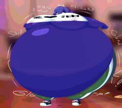  big_breasts blueberry_inflation breasts elfuda_(plus-sized_elf) huge_breasts inflation plus-sized_elf thick_thighs wide_hips yarbage  rating:explicit score: user:bot