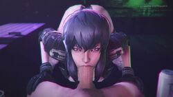 1boy 1girls 3d animated athletic_female bayernsfm deepthroat erection fellatio female ghost_in_the_shell human jacket kusanagi_motoko looking_at_viewer male no_sound oral penis pov sleeves_rolled_up source_filmmaker video rating:Explicit score:504 user:justausername