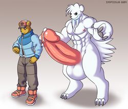  beartic cosplay hilbert_(pokemon) impious male_only pokemon  rating:explicit score: user:bot