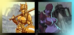 aureal breasts dark_seducer female golden_saint mazken oblivion shiftymcgearjam the_elder_scrolls rating:Safe score:19 user:shiftymcgearjam