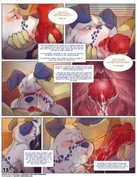 balls canine clothing comic cum cum_in_mouth dalmatian english_text fellatio furry gay knot male male/male male_only no_humans oral oral_sex penetration redrusker sea_salt sex sheath yaoi rating:Explicit score:23 user:bot