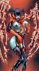 1girls alien big_breasts bleez blue_skin breasts breasts_out clevage dc dc_comics female green_lantern_(series) hand_on_breast hand_on_own_breast hand_on_own_chest head_wings large_breasts looking_at_viewer monster_girl nipples red_eyes red_lantern_corps red_lips ripped_clothes ripped_clothing solo_female thick_thighs thighs tight_clothing torn_clothes vintem wings rating:Explicit score:69 user:Vintem