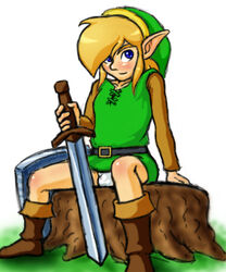  1boy bulge clothed gotobeido link male_only the_legend_of_zelda underwear  rating:questionable score: user:bot