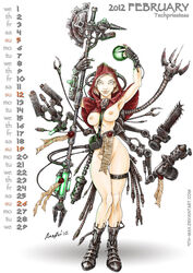 9th-max adeptus_mechanicus axe bionic_arm breasts completely_nude completely_nude_female holding_axe holding_object holding_weapon imperium_of_man legs legs_together no_bra no_panties techpriest thigh_gap thighs warhammer_(franchise) warhammer_40k weapon rating:Explicit score:26 user:bot