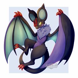  absurd_res feral generation_6_pokemon hi_res male nintendo noivern pokemon pokemon_(species) solo unknown_artist 