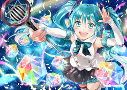  hatsune_miku long_hair sakikko twintails vocaloid 