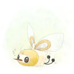  bad_id bad_pixiv_id cutiefly insect_wings meino_(xto-cox) no_humans pokemon pokemon_(creature) solo wings 