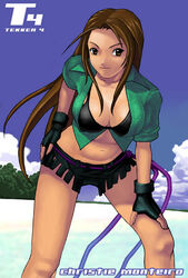  1girls breasts christie_monteiro cleavage dark-skinned_female dark_skin female female_only human latina long_hair namco nonude redbone solo tekken tekken_4 tekken_5_dark_resurrection tekken_tag_tournament_2 