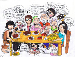  aizen_sousuke bleach breakfast captain everyone funny hitsugaya_toushirou ichimaru_gin komamura_sajin kuchiki_byakuya kurotsuchi_mayuri kyoraku_shunsui soifon tagme tousen_kaname ukitake_jyuushirou unohana_retsu yamamoto-genryuusai_shigekuni yamamoto_genryuusai zaraki_kenpachi 