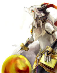  book commentary_request fireball highres ilm_(p&amp;d) image_sample jewelry no_humans petadodu pixiv_sample puzzle_&amp;_dragons 