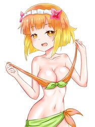  absurdres blonde_hair endro! fai_fai female highres yellow_eyesswimsuit 