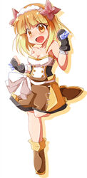  blonde_hair endro! fai_fai female shishinon yellow_eyes 