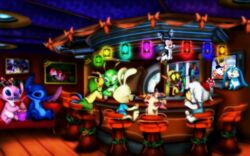  2016 alien amegared anastasia_(film) angel_(lilo_and_stitch) antennae_(anatomy) avian bar bar_stool bartok bat beverage bird blue_body blue_eyes blue_fur bonnie_(lilo_and_stitch) bovid bunnicula bunnicula_(series) candy candy_cane caprine cheek_tuft chester_(bunnicula) christmas clothing crossover dessert digital_media_(artwork) dipstick_antennae disney domestic_cat domestic_sheep don_bluth electronics experiment_(lilo_and_stitch) facial_markings facial_tuft feathers felid feline felis female food forehead_markings fur furniture green_body green_feathers green_fur group hat head_markings headgear headwear heart_symbol holidays jose_carioca kiko lagomorph leporid lilo_and_stitch male mammal markings multicolored_antennae no_sclera notched_ear one_eye_closed open_mouth open_smile parrot pink_body pink_fur pork_pie_hat purple_tongue rabbit red_sclera sheep smile sofa stitch_(lilo_and_stitch) stool teal_tongue television the_three_caballeros tongue tongue_out tuft white_body white_fur wink winx_club yellow_sclera 