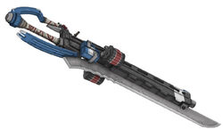  3d blade gunblade no_humans senjou_no_valkyria_(series) senjou_no_valkyria_3 var_(weapon) weapon weapon_focus 