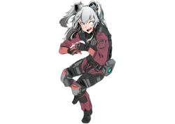  absurdres animal_ear_fluff animal_ears bad_id bad_pixiv_id commentary_request cosplay female fingerless_gloves floating gawuiiiaguiii gloves grey_eyes grey_hair highres hololive jack_cooper jack_cooper_(cosplay) lion_ears lion_girl long_hair oerba_yun_fang open_mouth own_hands_together red_gloves scared shishiro_botan solo titanfall_(series) titanfall_2 transparent_background two_side_up virtual_youtuber 