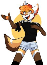  alpha_channel anthro canid canine clothing female fox foxsnacks hi_res mammal solo 