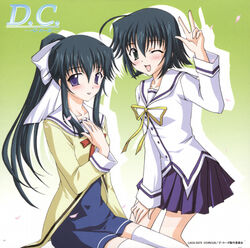  da_capo disc_cover mizukoshi_mako mizukoshi_moe seifuku 