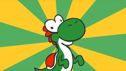  ambiguous_gender dinosaur extinct green_body green_scales green_yoshi mario_bros nintendo prehistoric_species reptile scales scalie solo sr_pelo yoshi 