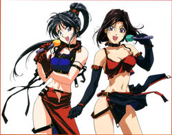  2girls highres kobayakawa_miyuki multiple_girls taiho_shichauzo tsujimoto_natsumi youre_under_arrest 