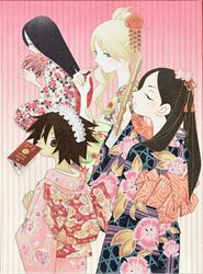  kimono kimura_kaere kitsu_chiri komori_kiri kumeta_kouji sayonara_zetsubou_sensei sekiutsu_maria_taro 