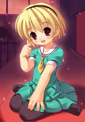  akiba_hideki funifuniya higurashi_no_naku_koro_ni houjou_satoko seifuku 