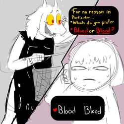  1:1 alternate_universe anthro bodily_fluids boss_monster_(undertale) bovid caprine creepy dialogue digital_media_(artwork) duo english_text female frisk_(undertale) fur human mammal open_mouth protagonist_(underfell) sequence shopping_cart source_request sweat text toriel toriel_(underfell) underfell undertale undertale_(series) unknown_artist white_body white_fur 