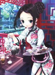  chinadress tagme takeda_hinata waitress 